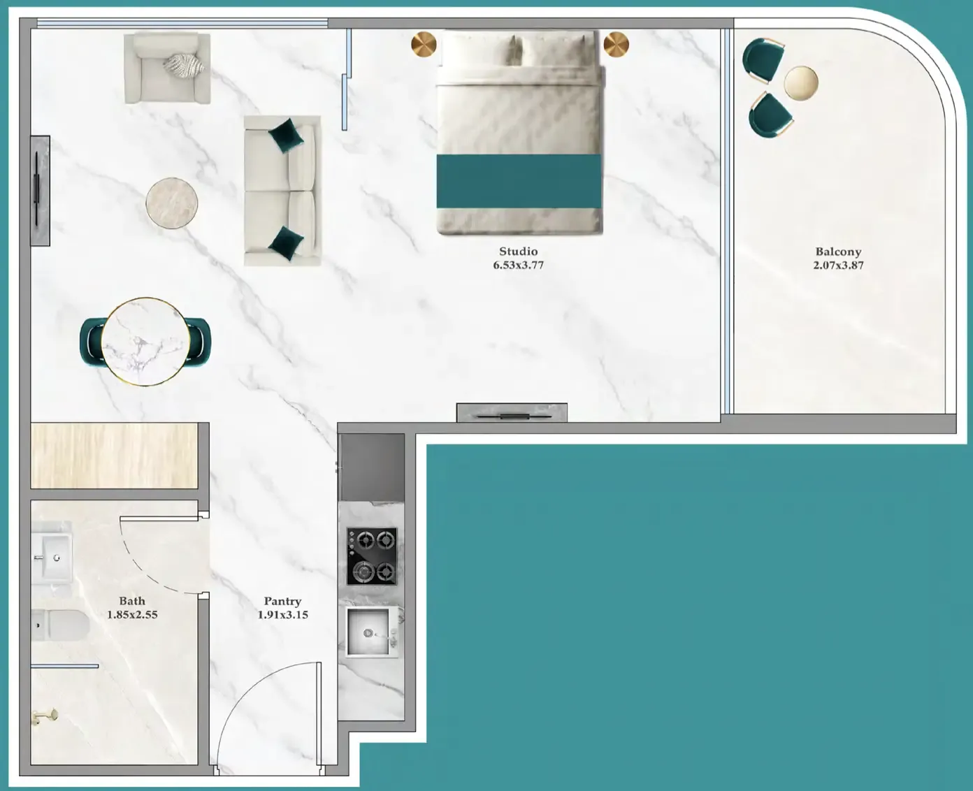 Danube Breez floor plan