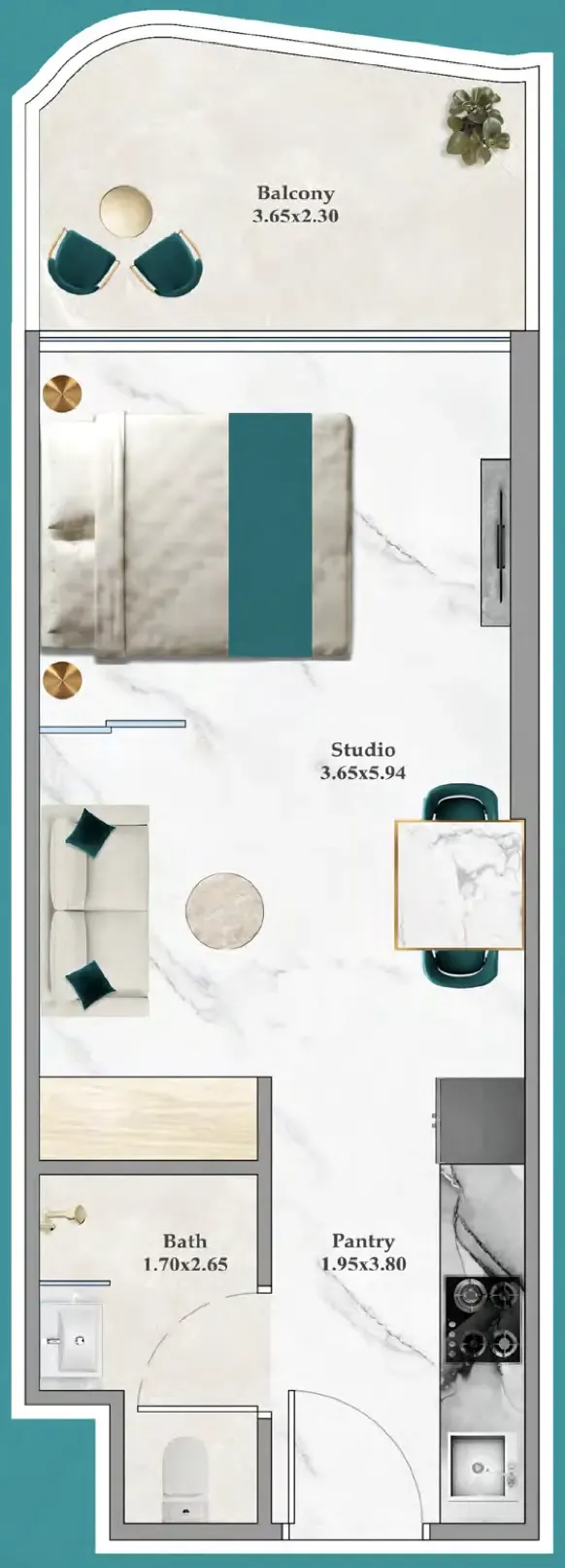 Danube Breez floor plan