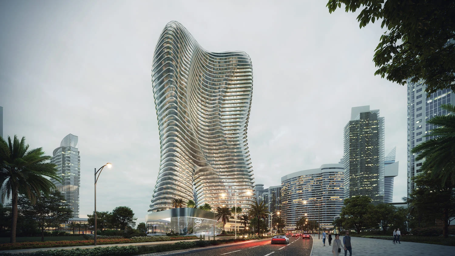 Exterior at Bugatti Residences by Binghatti in Business Bay Dubai
