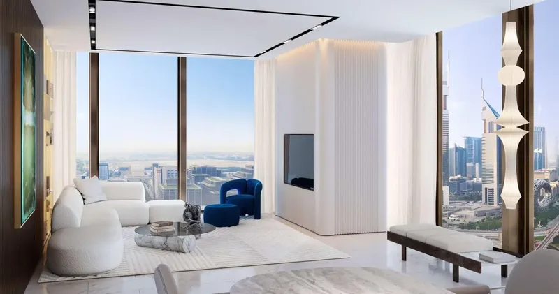 Interior at Burj Azizi in Trade Center Dubai