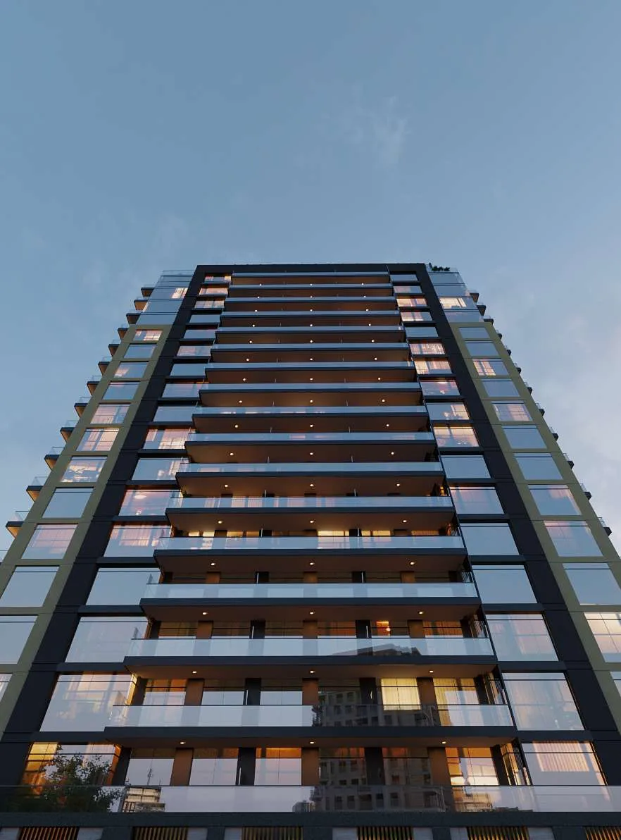 Exterior at Butterfly Towers in Arjan Dubai