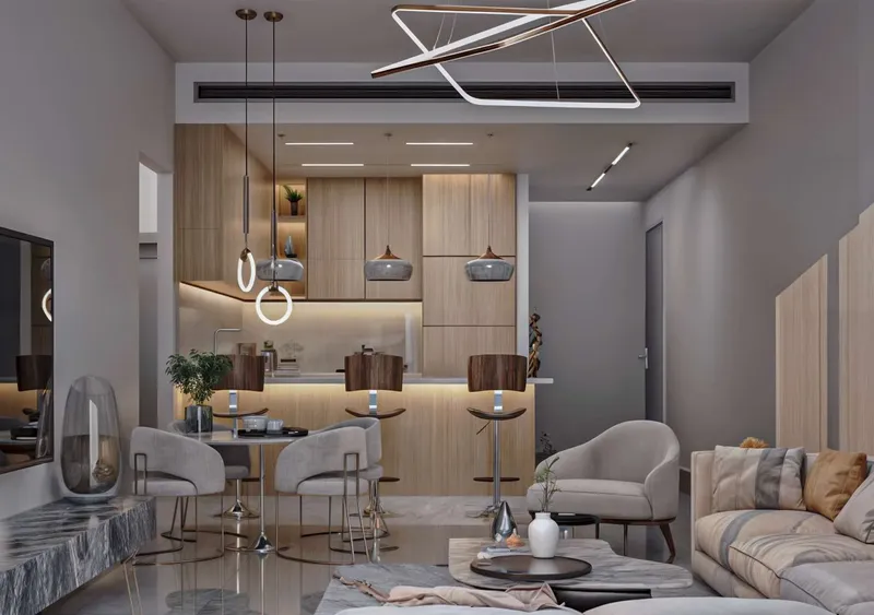 Interior at Butterfly Towers in Arjan Dubai