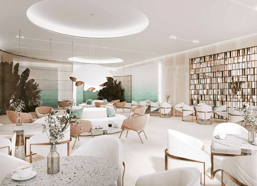 Café Lobby amenity image at Luma Park Views