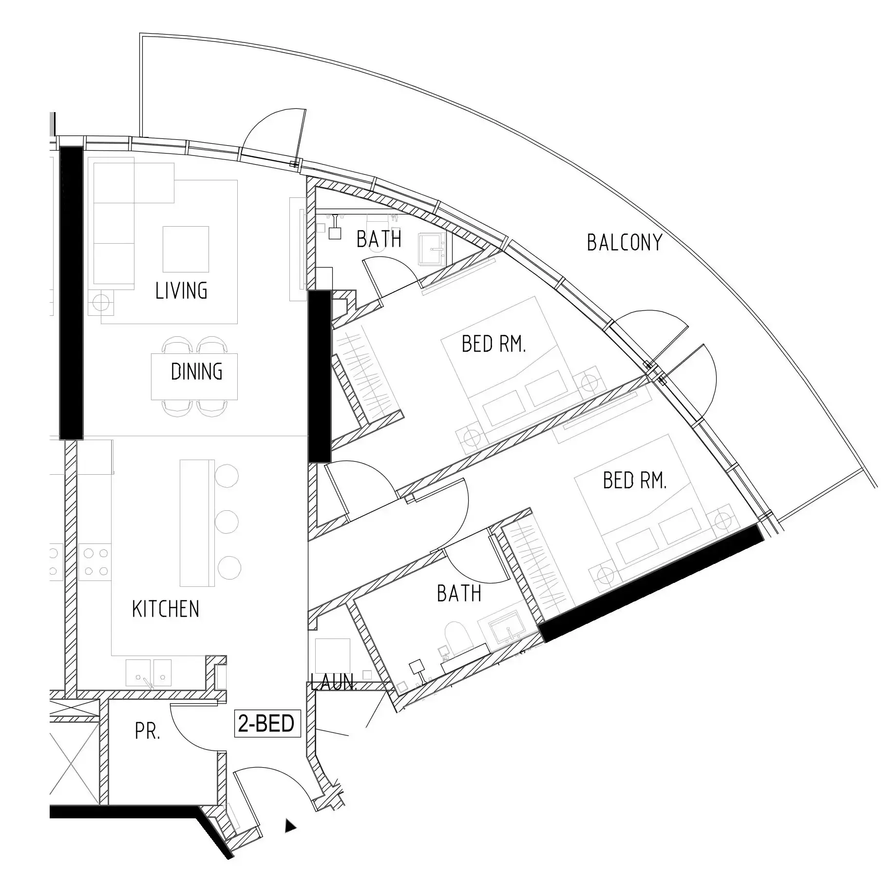 DAMAC Canal Crown floor plan