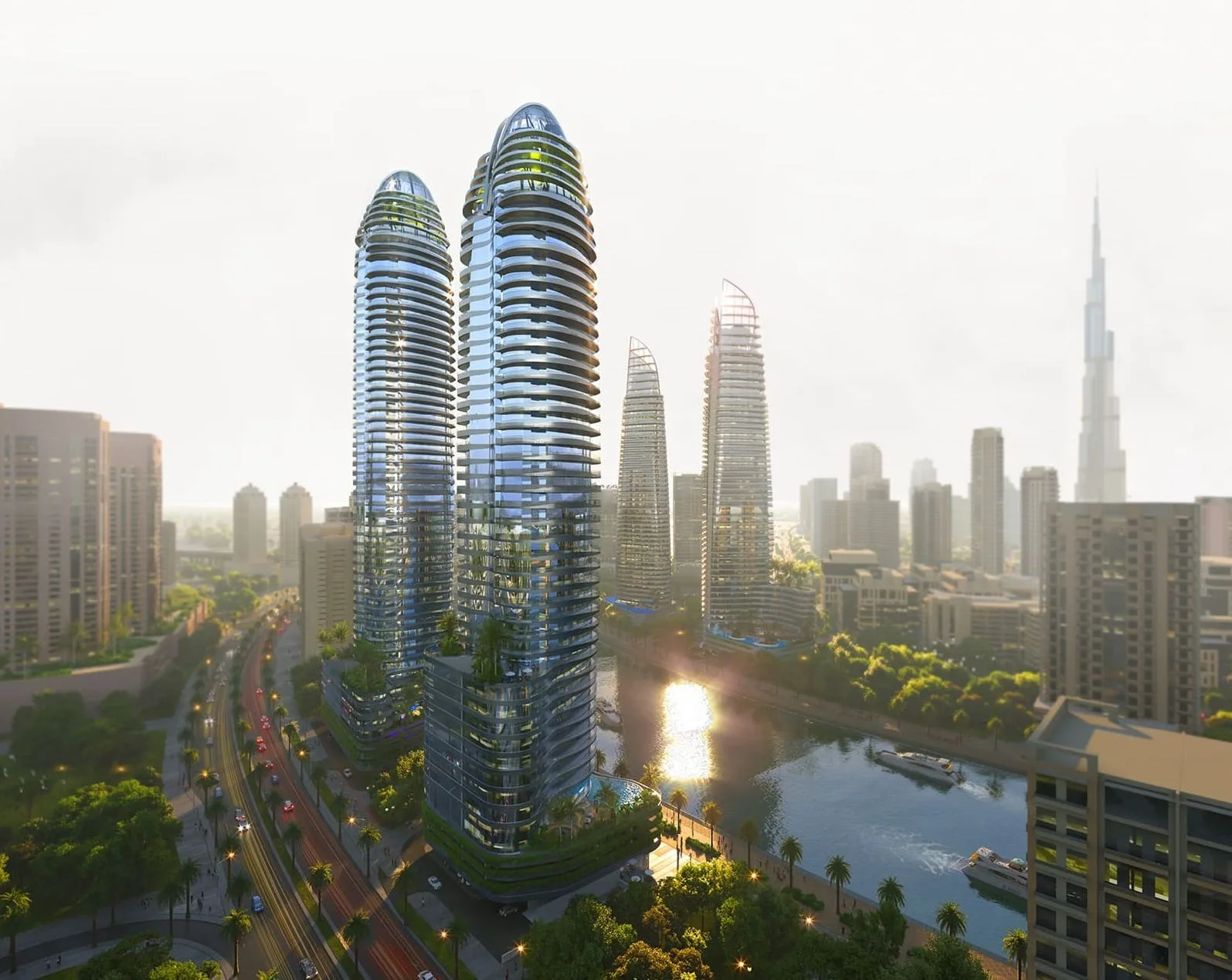 DAMAC Canal Crown Exterior