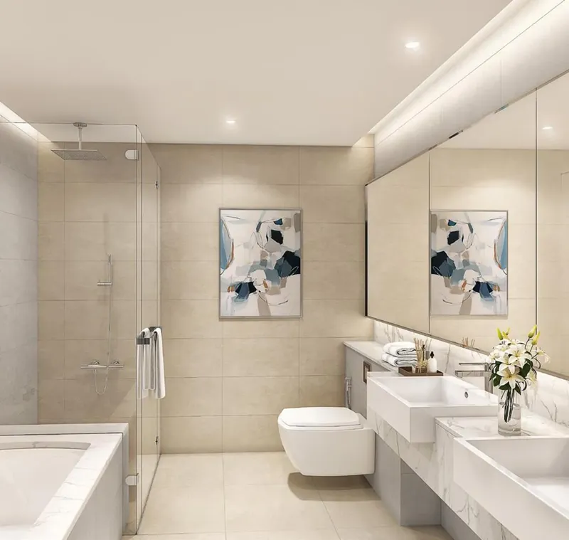Interior at Canal Front Residences 3 and 4 in Al Wasl Dubai