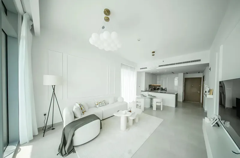 Interior at Canal Front Residences 3 and 4 in Al Wasl Dubai