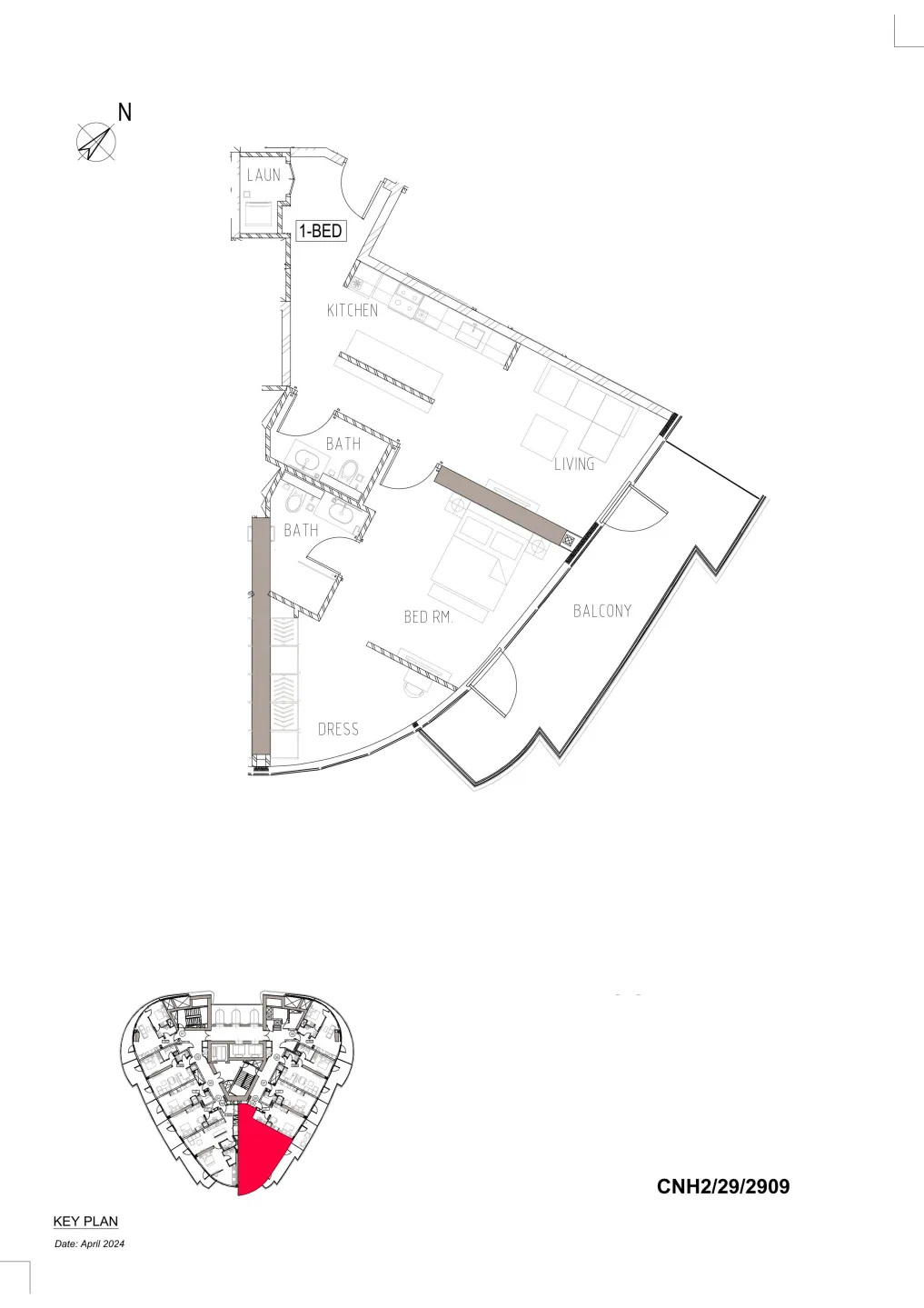 DAMAC Canal Heights floor plan