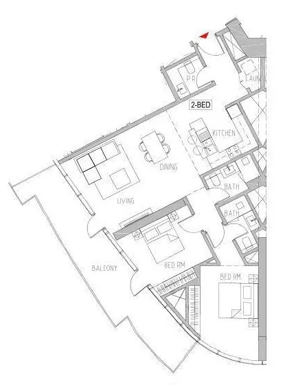 DAMAC Canal Heights floor plan