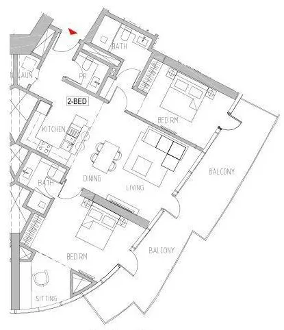 DAMAC Canal Heights floor plan