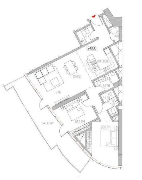 DAMAC Canal Heights floor plan