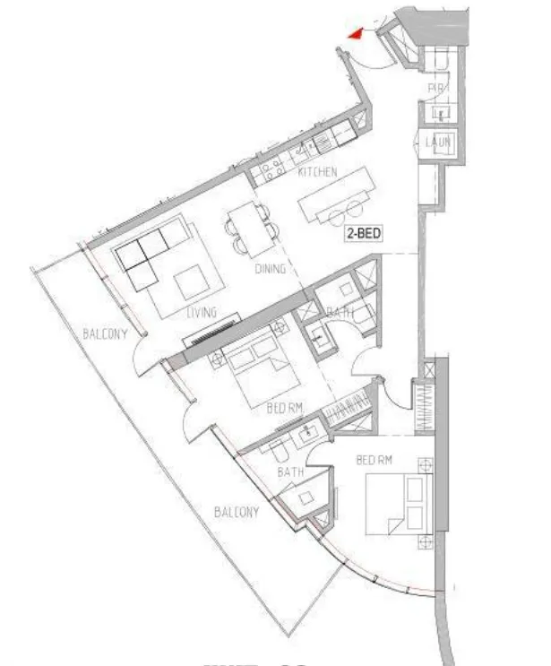 DAMAC Canal Heights floor plan