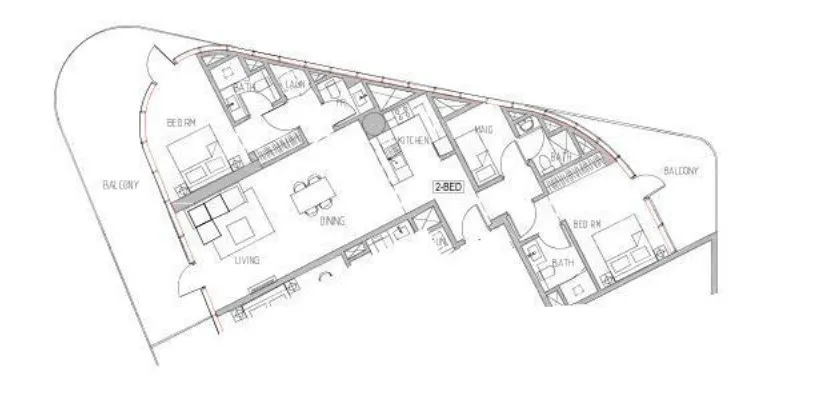 DAMAC Canal Heights floor plan