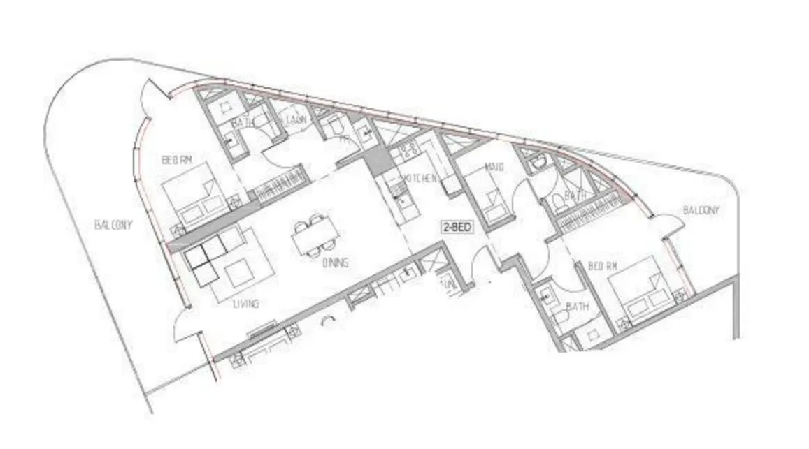 DAMAC Canal Heights floor plan