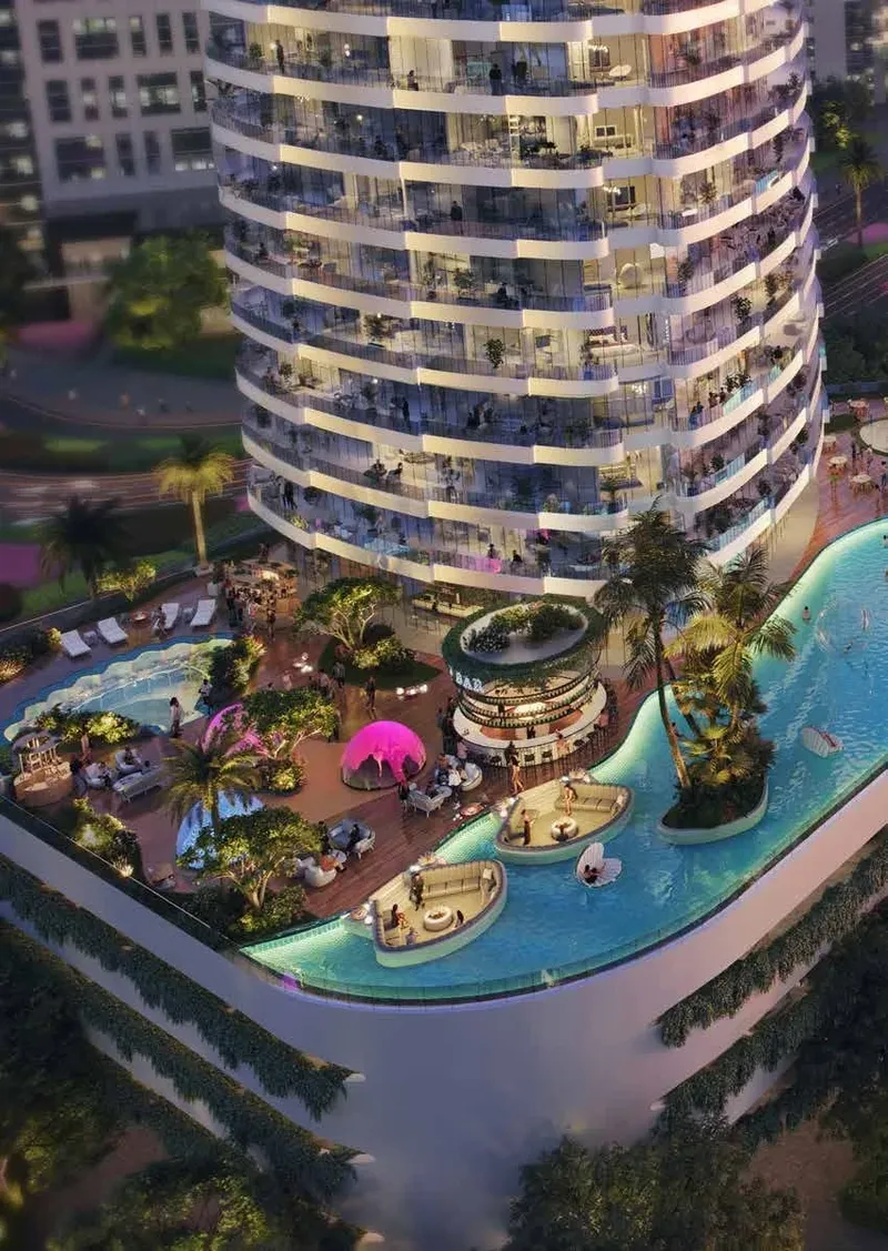 Exterior at Canal Heights in Business Bay Dubai