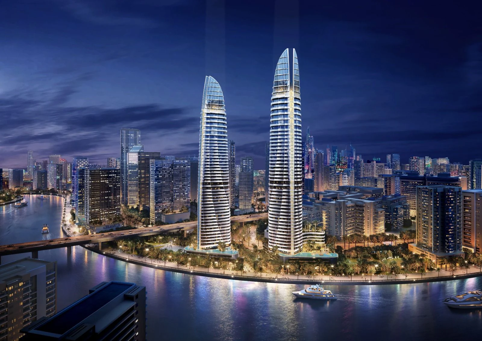 Exterior at Canal Heights in Business Bay Dubai