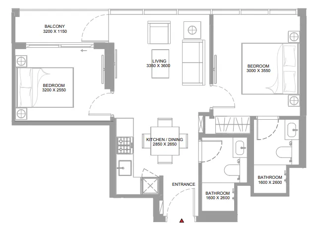 Sobha Canalside Marina Residences floor plan