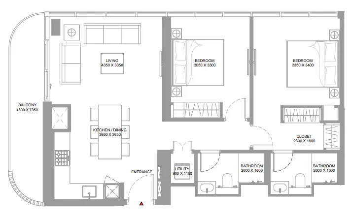 Sobha Canalside Marina Residences floor plan