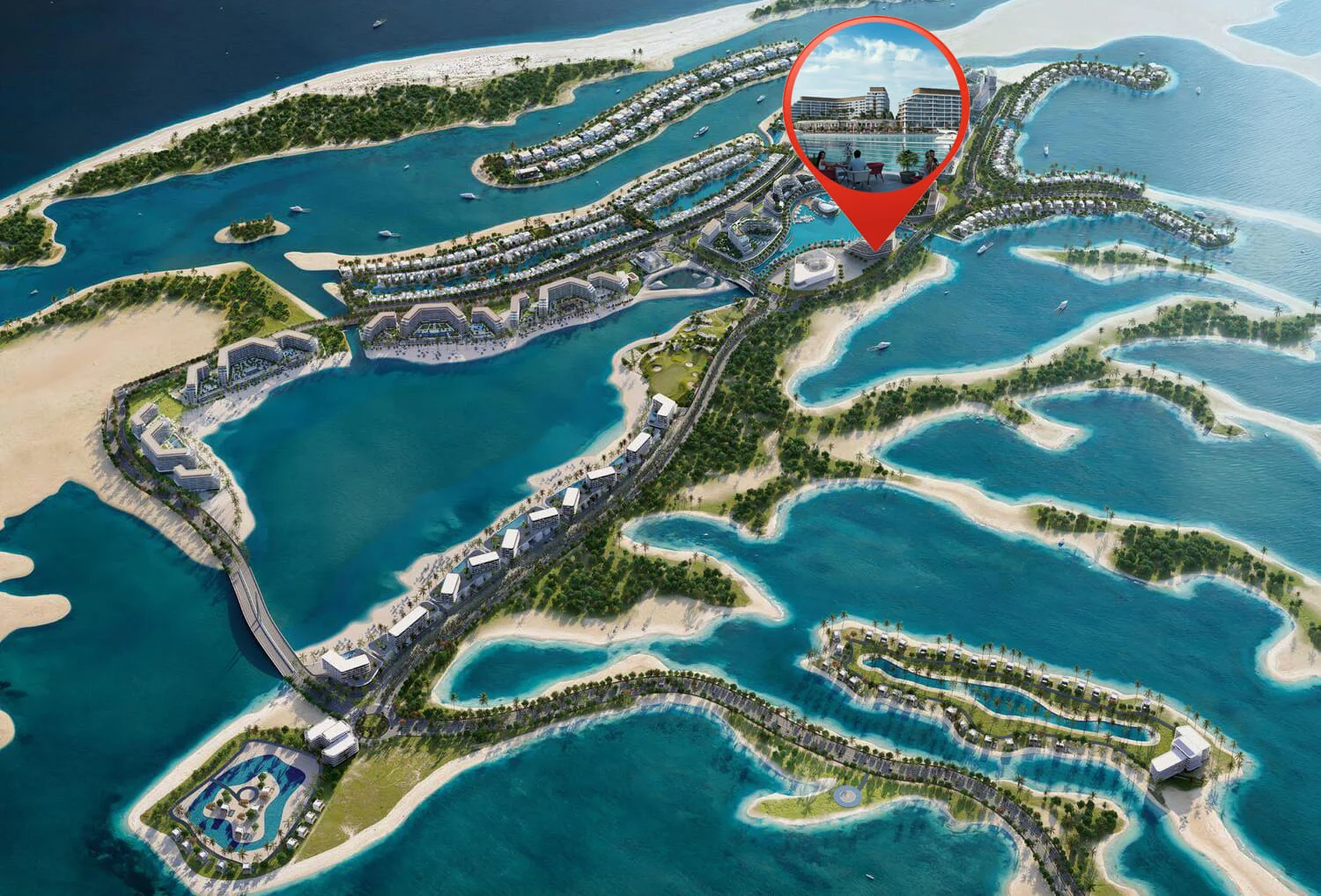 Sobha Canalside Marina Residences master plan