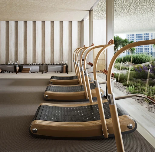 Cardio and Strength Training Gym & Personal Training Room amenity image at Wedyan – The Canal