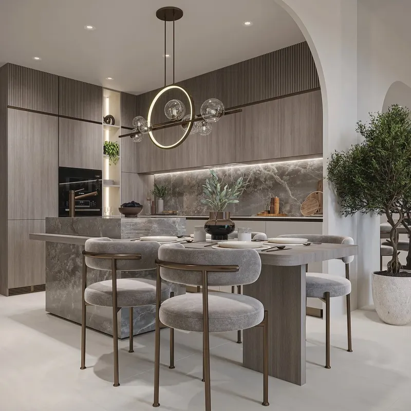 Interior at Casa Aura Residence in Dubai South Dubai