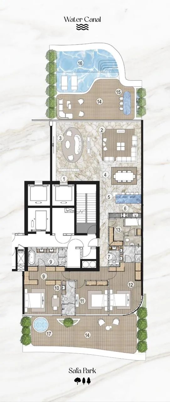 AHS Properties Casa Canal floor plan