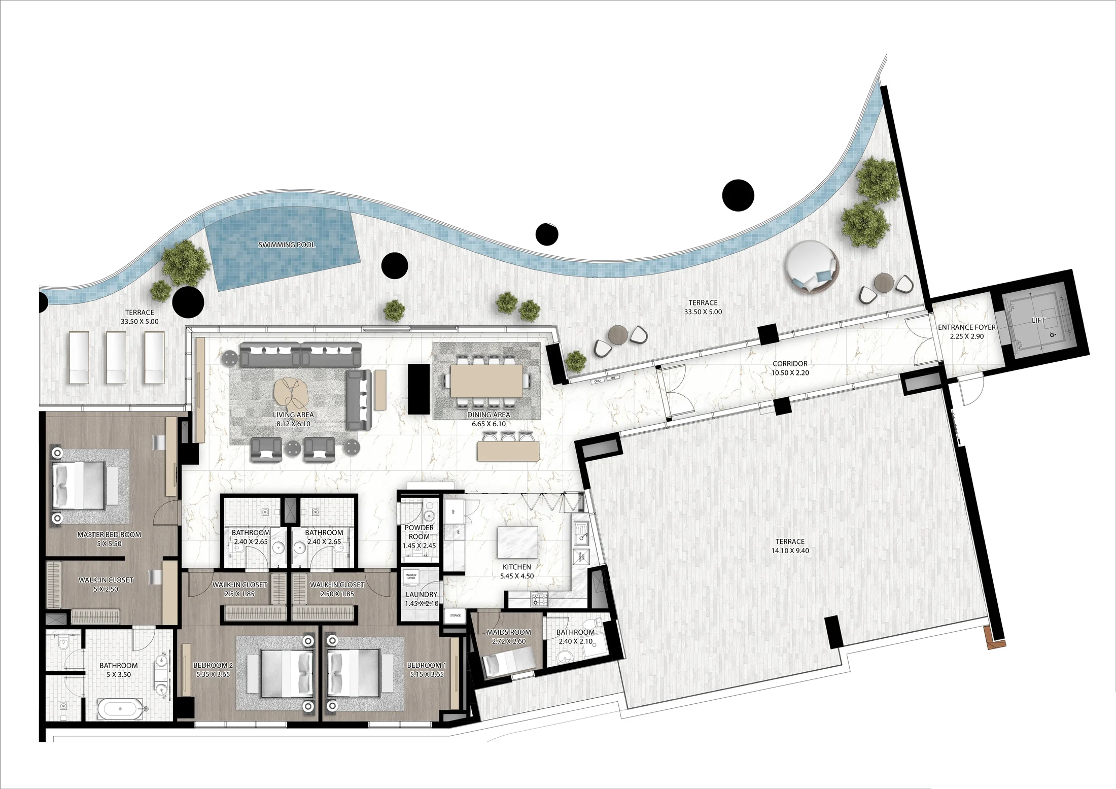 DAMAC Cavalli Couture floor plan