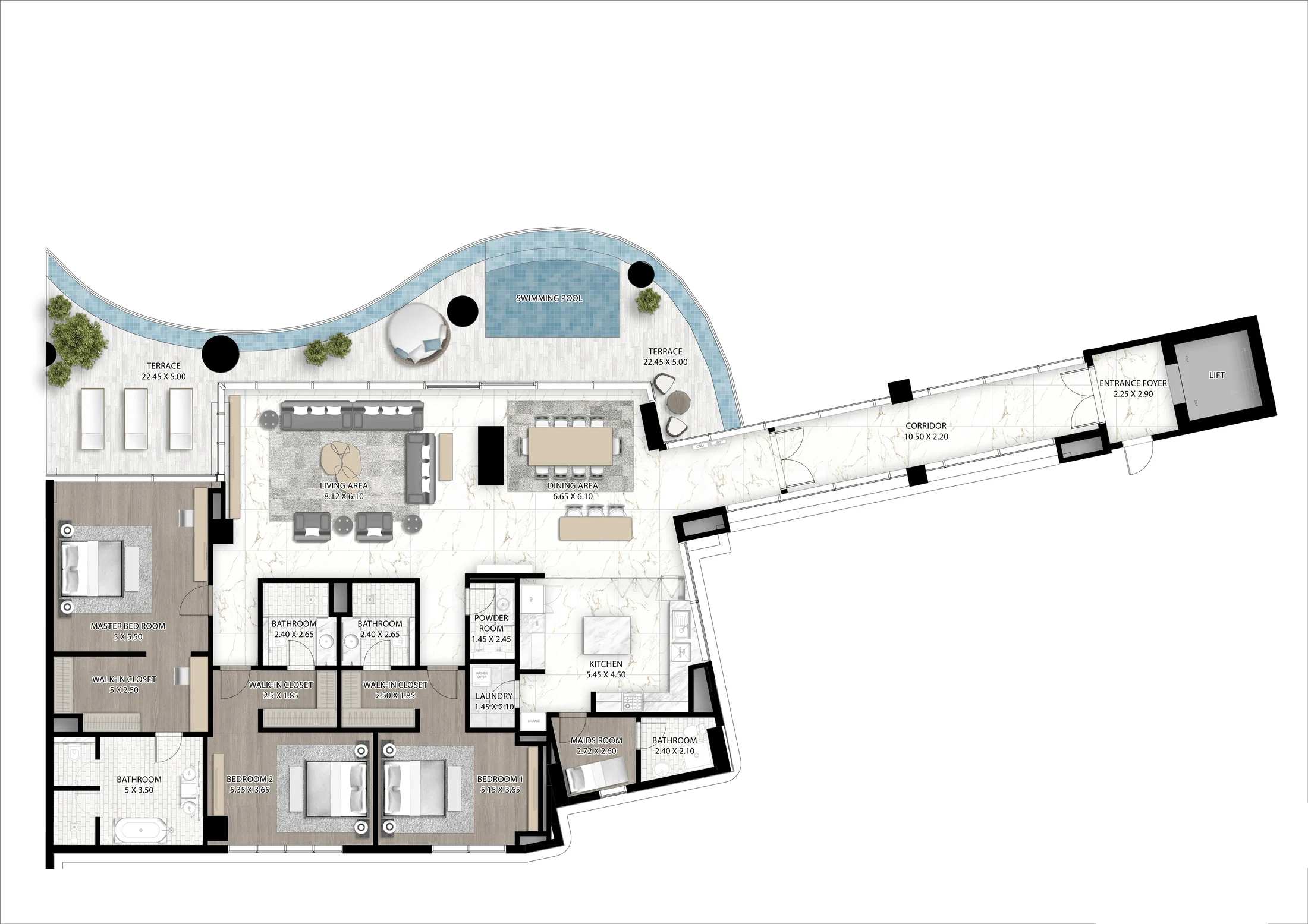 DAMAC Cavalli Couture floor plan