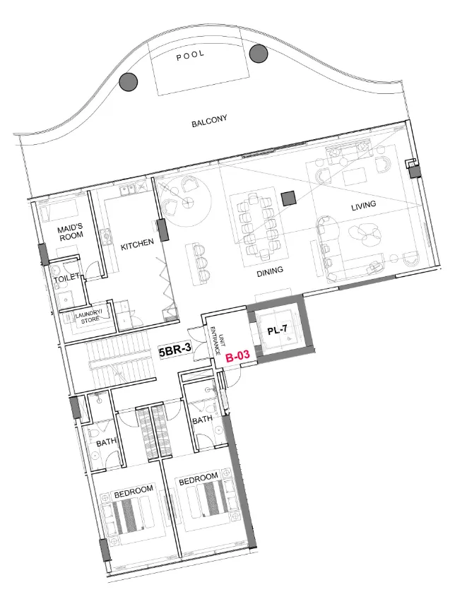 DAMAC Cavalli Couture floor plan