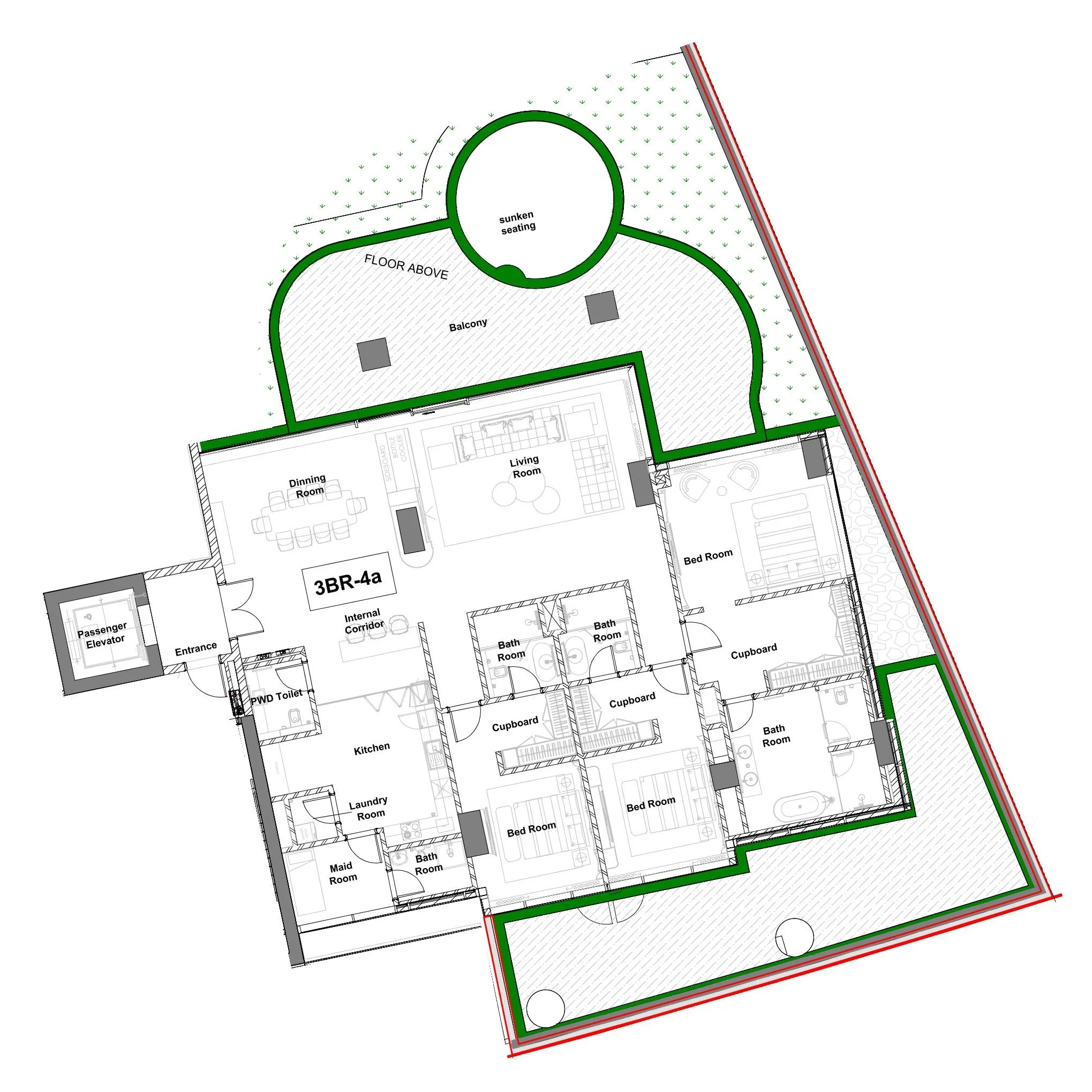 DAMAC Cavalli Couture floor plan