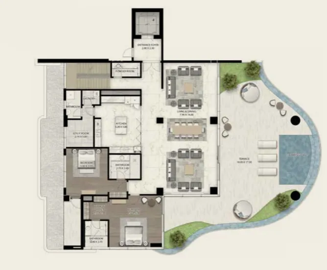 DAMAC Cavalli Couture floor plan