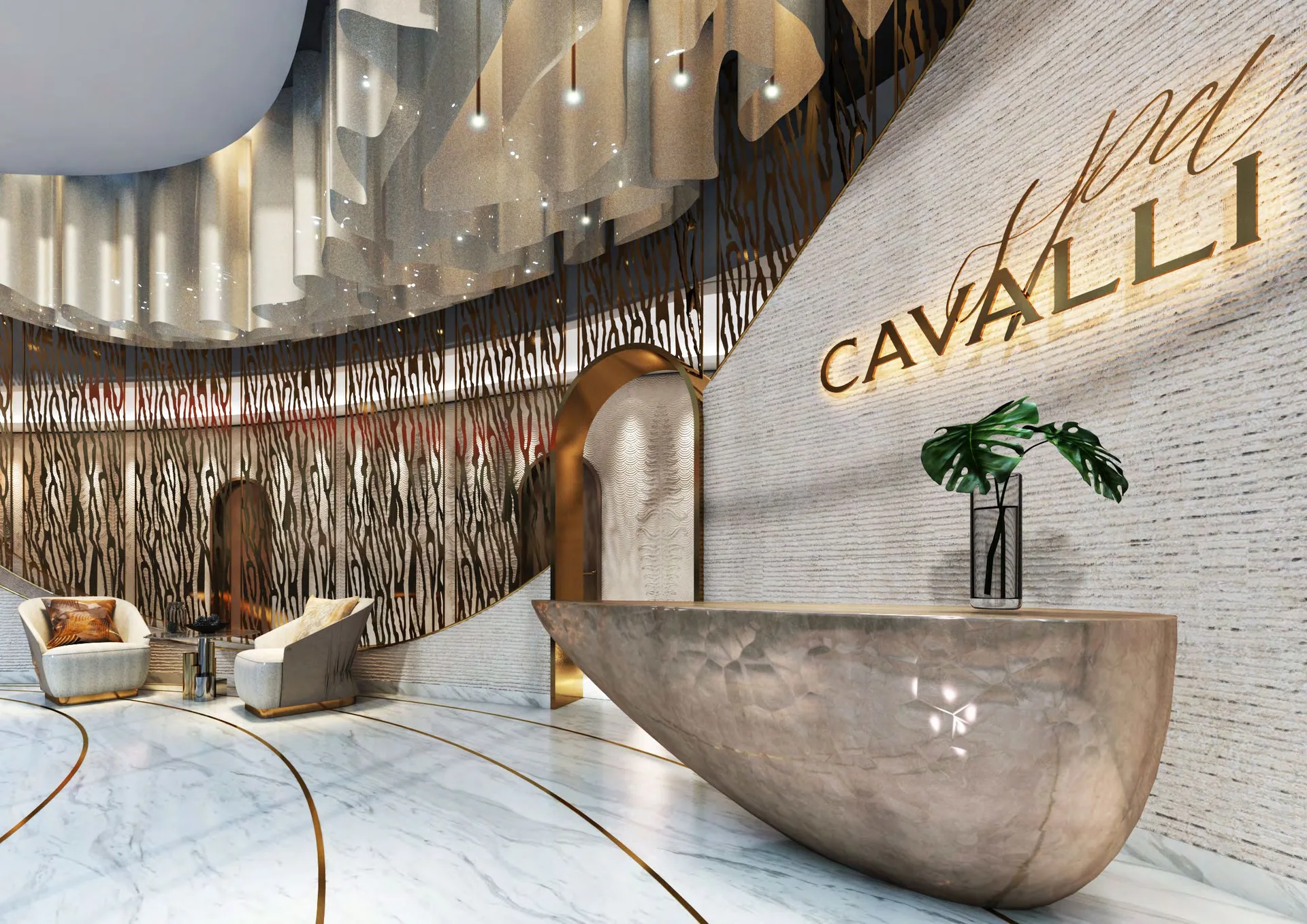 DAMAC Cavalli Couture Lobby