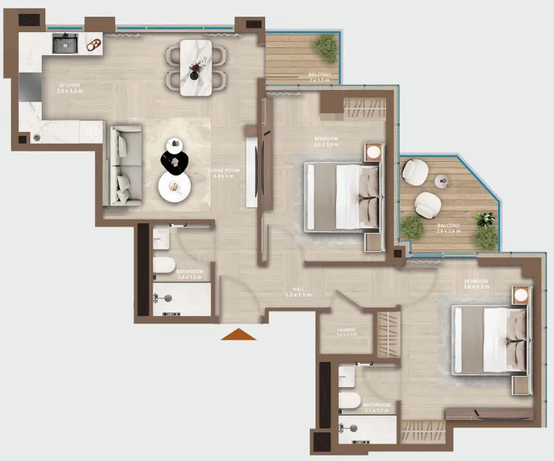 HRE Development Celeste by HRE floor plan