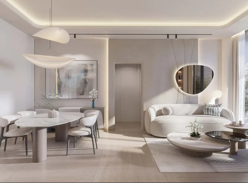 Interior at Celeste by HRE in Al Jaddaf Waterfront Dubai