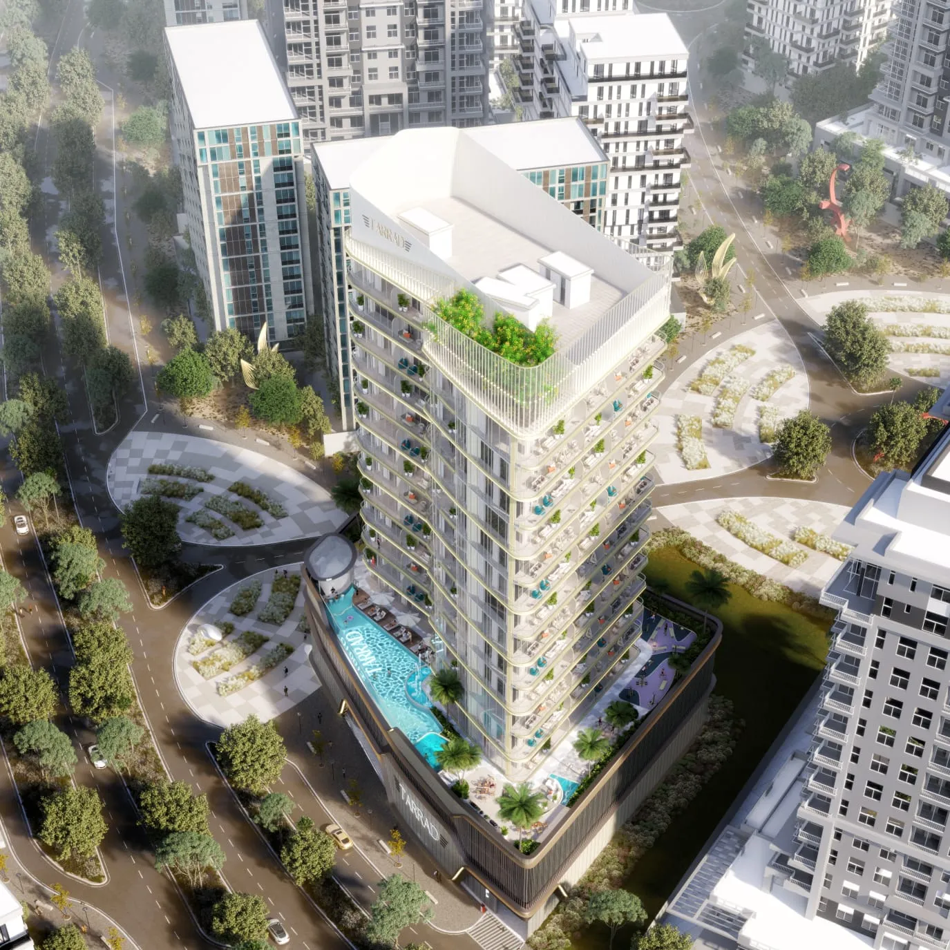 Exterior at Celesto 2 in Dubailand Residence Complex Dubai