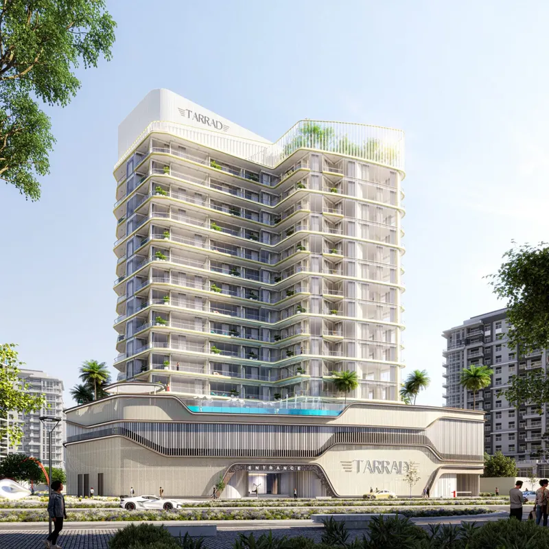 Exterior at Celesto 2 in Dubailand Residence Complex Dubai