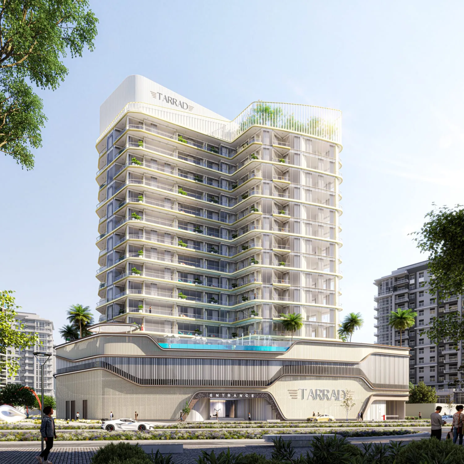 Exterior at Celesto 2 in Dubailand Residence Complex Dubai