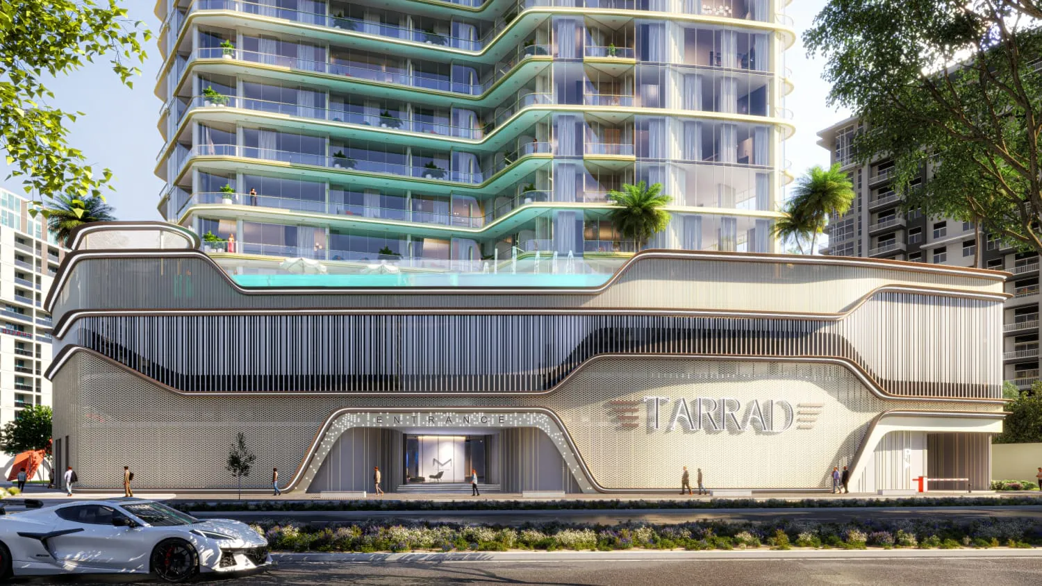 Exterior at Celesto 2 in Dubailand Residence Complex Dubai