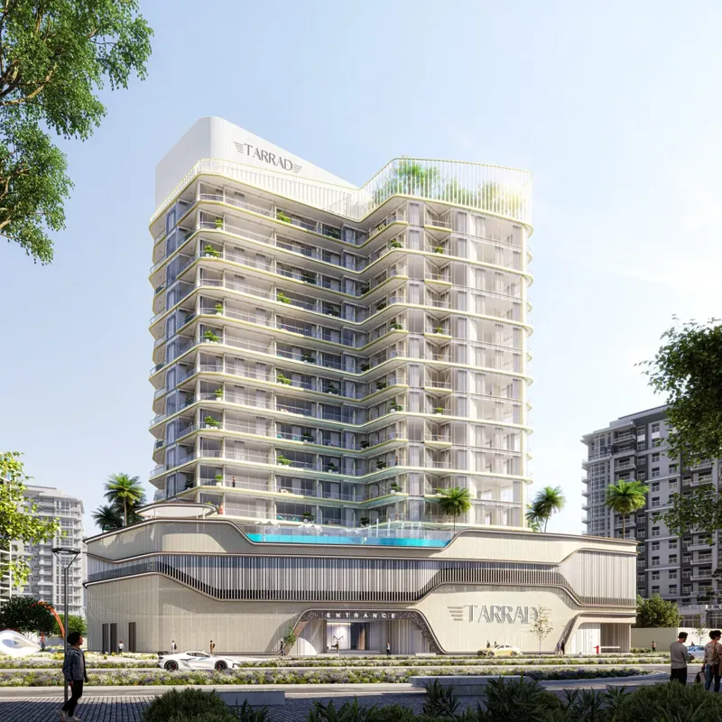 Exterior at Celesto 2 in Dubailand Residence Complex Dubai