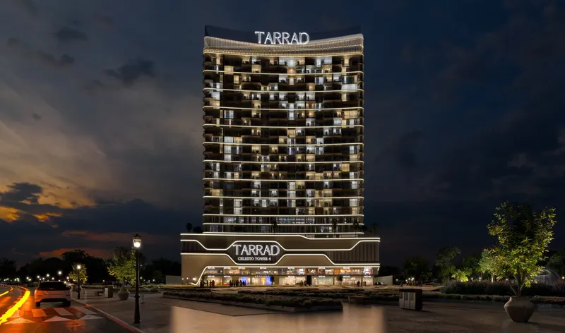 Exterior at Celesto 4 in Dubai Land Residence Complex Dubai