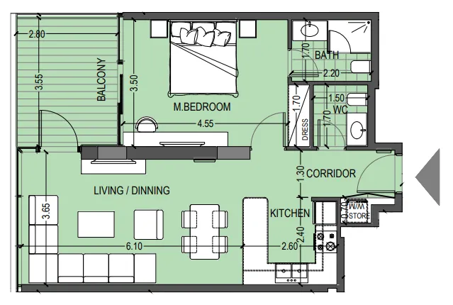Abou Eid Celia Gardens floor plan
