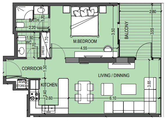 Abou Eid Celia Gardens floor plan