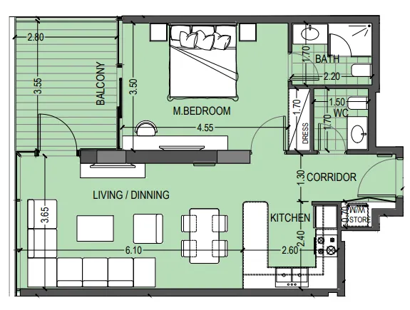 Abou Eid Celia Gardens floor plan