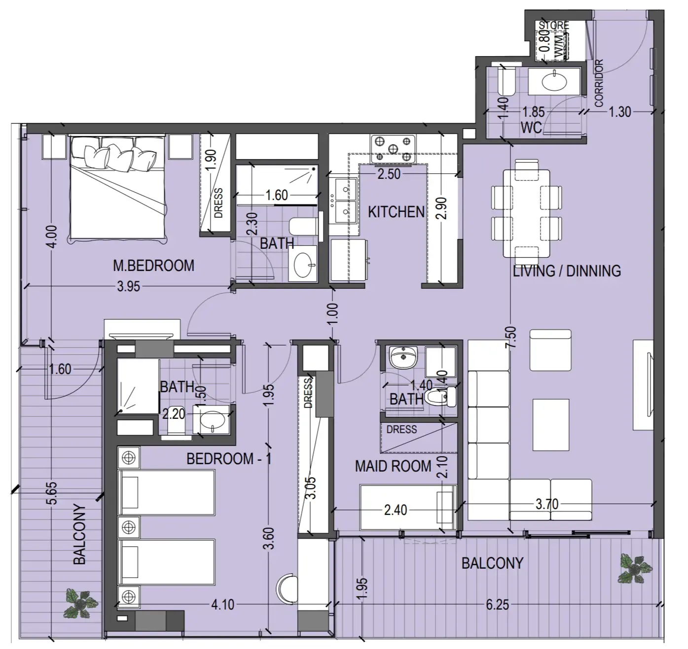 Abou Eid Celia Gardens floor plan