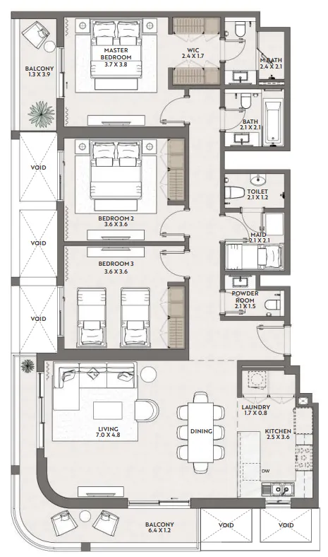 Taraf Holding Cello by Taraf floor plan