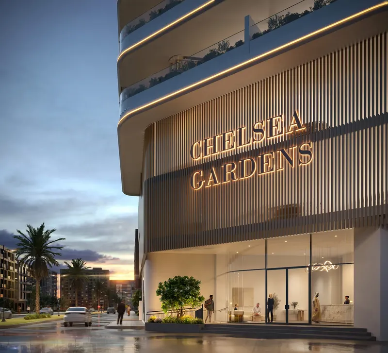 Exterior at Chelsea Gardens in Al Satwa Dubai