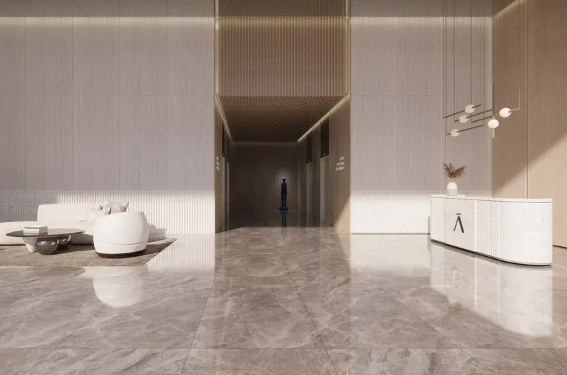 Lobby at Chelsea Gardens in Al Satwa Dubai