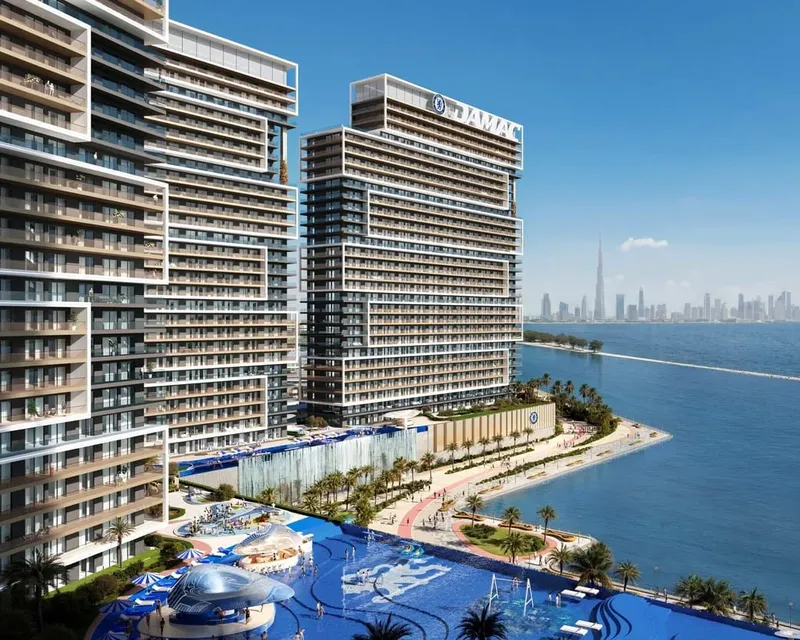 Exterior at Chelsea Residences in Maritime City Dubai
