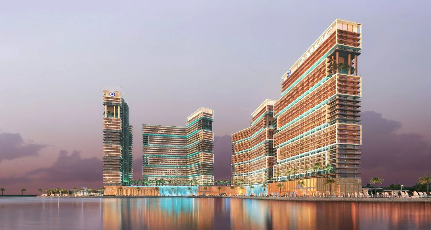 Exterior at Chelsea Residences in Maritime City Dubai