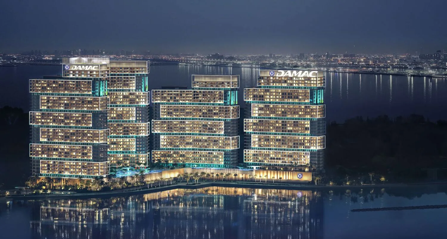 Exterior at Chelsea Residences in Maritime City Dubai